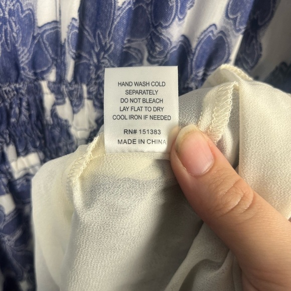 Current Air Los Angeles Purple Floral V Neck Long Sleeve Dress Size S chiffon - Picture 5 of 7